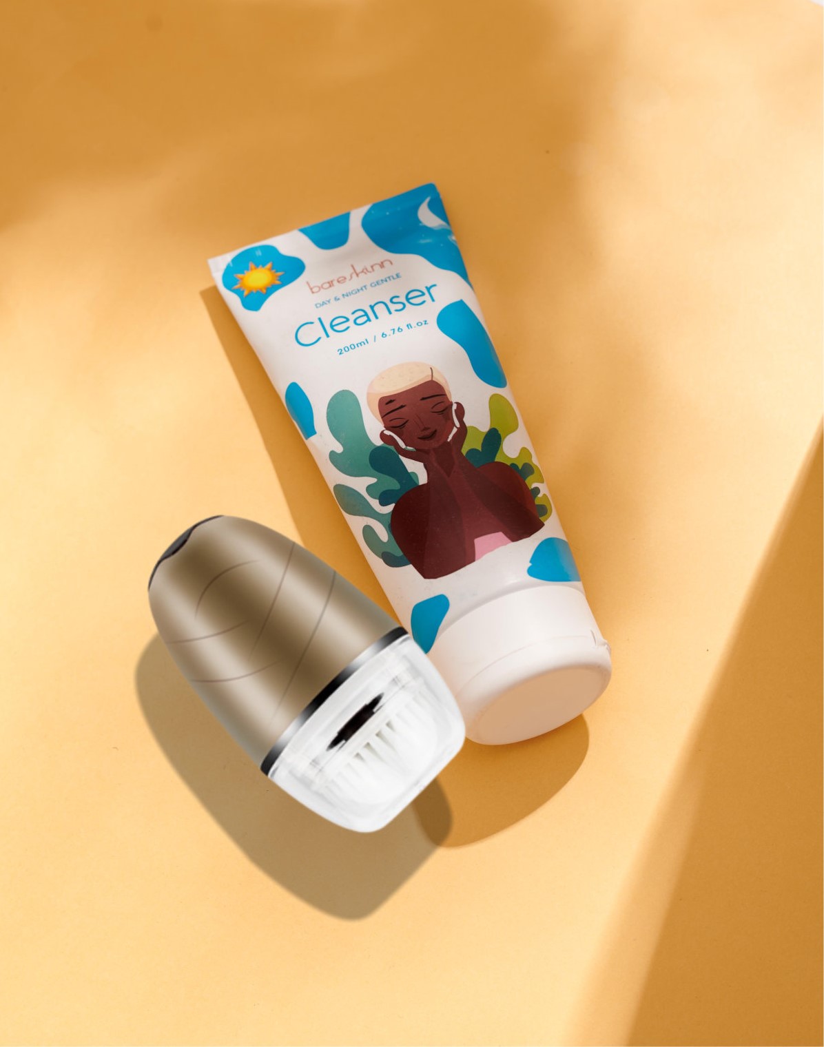 Day & Night Gentle Cleanser + the Aya Brush